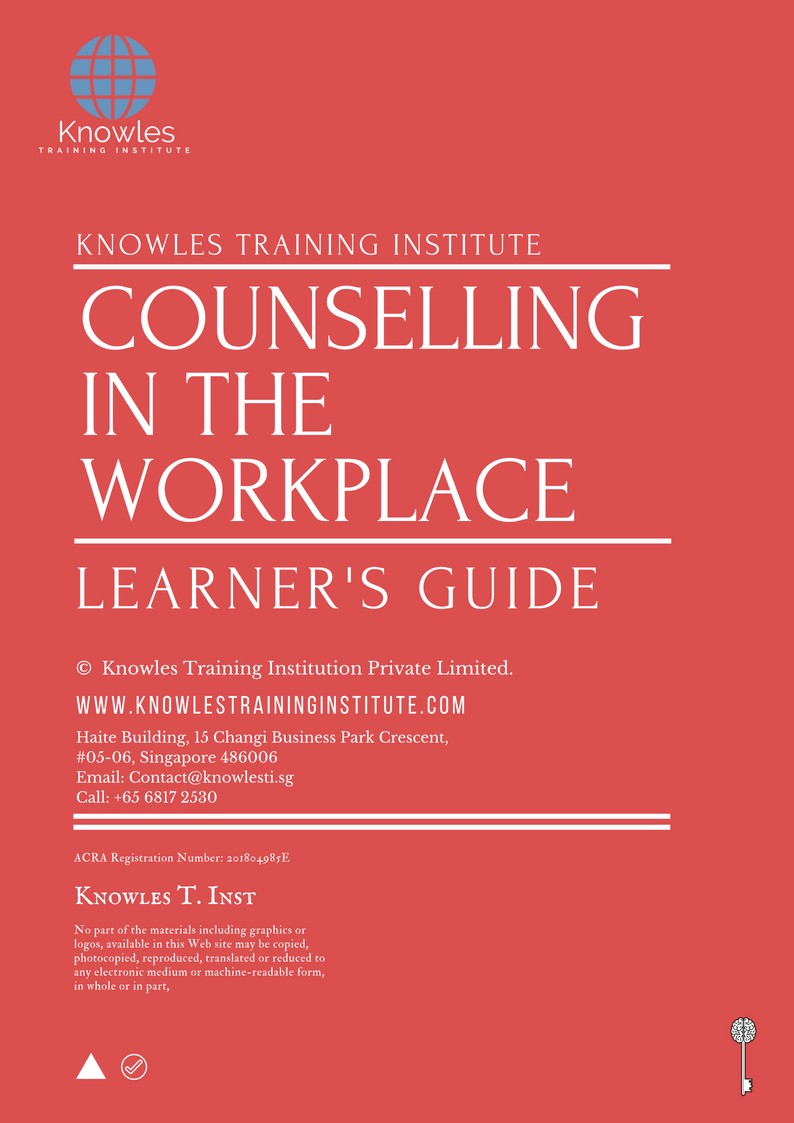 Counselling In The Workplace Course in Hong Kong Learner’s Guide
