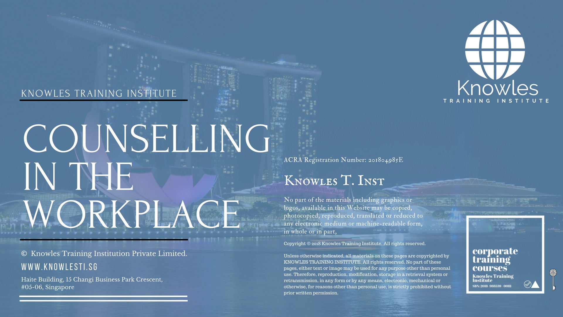 Counselling In The Workplace Course in Hong Kong