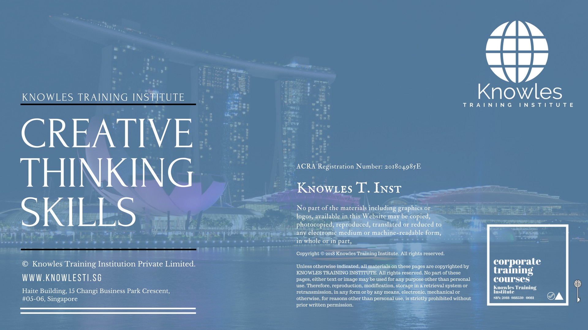 Creative Thinking Skills Course in Hong Kong