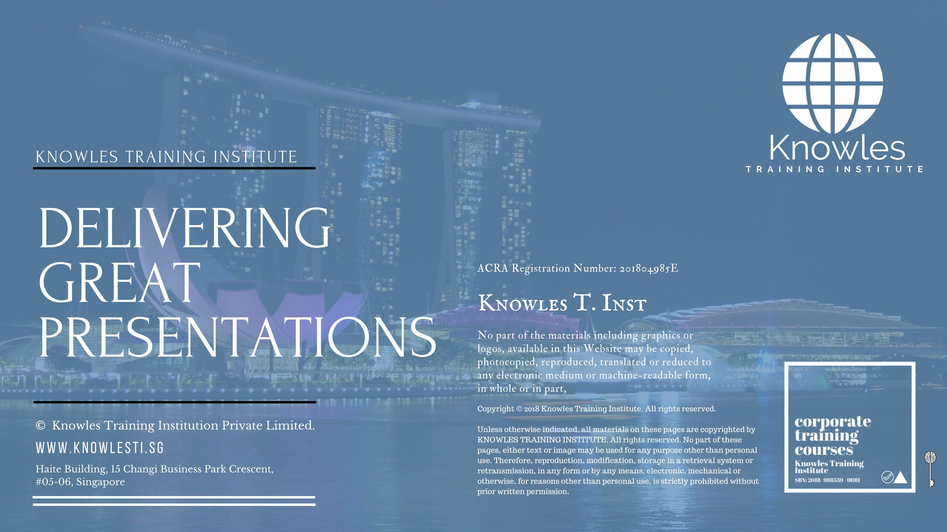 Delivering Great Presentations Training Course in Hong Kong