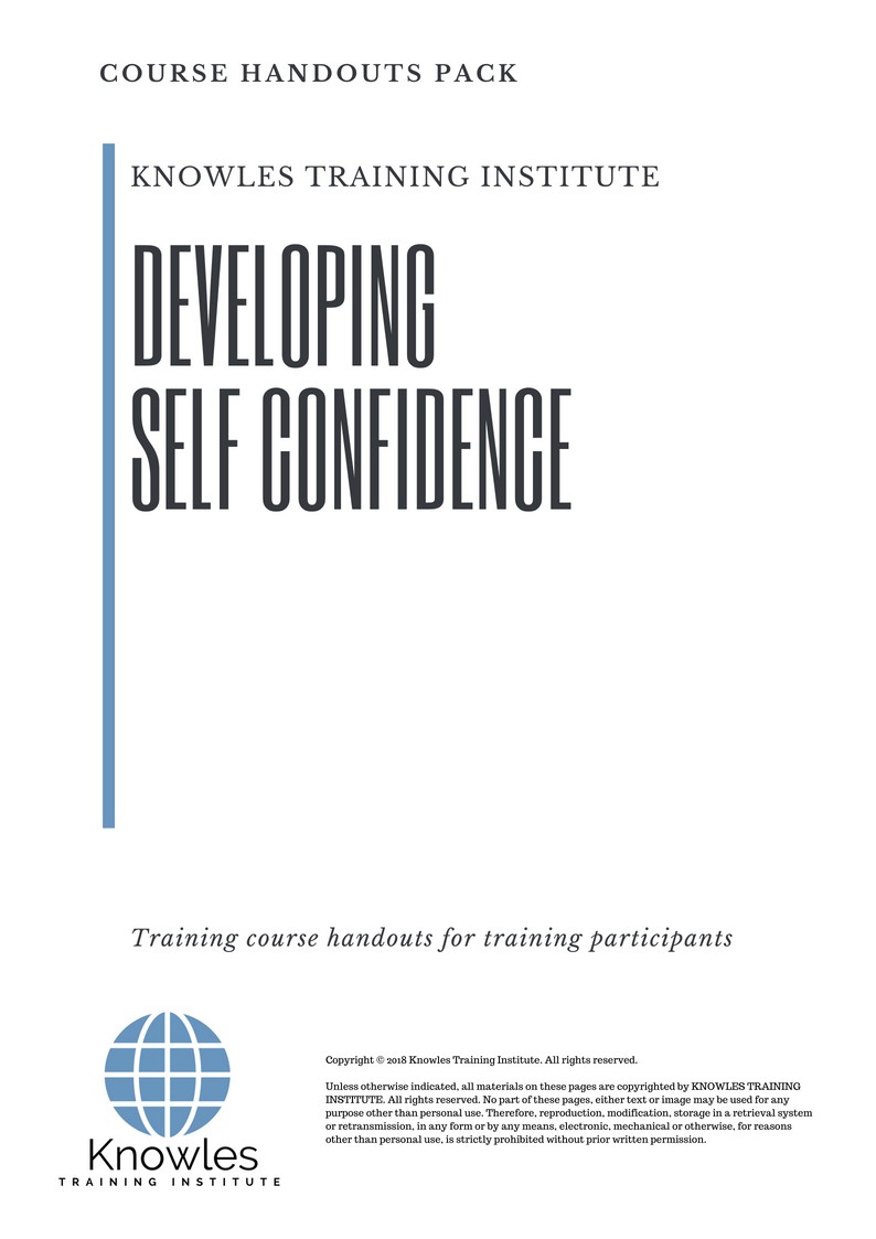 Developing Self Confidence Training Course in Hong Kong Course in Hong Kong