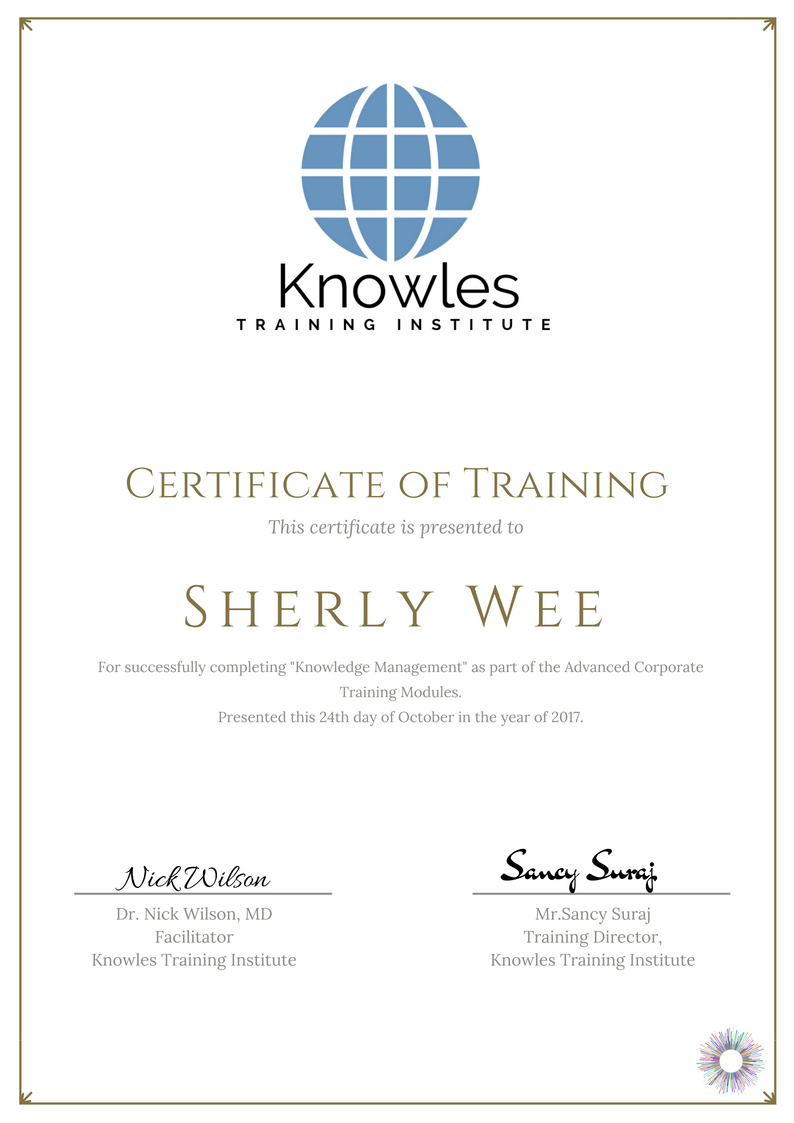 Knowledge Management Training Course in Hong Kong Certification