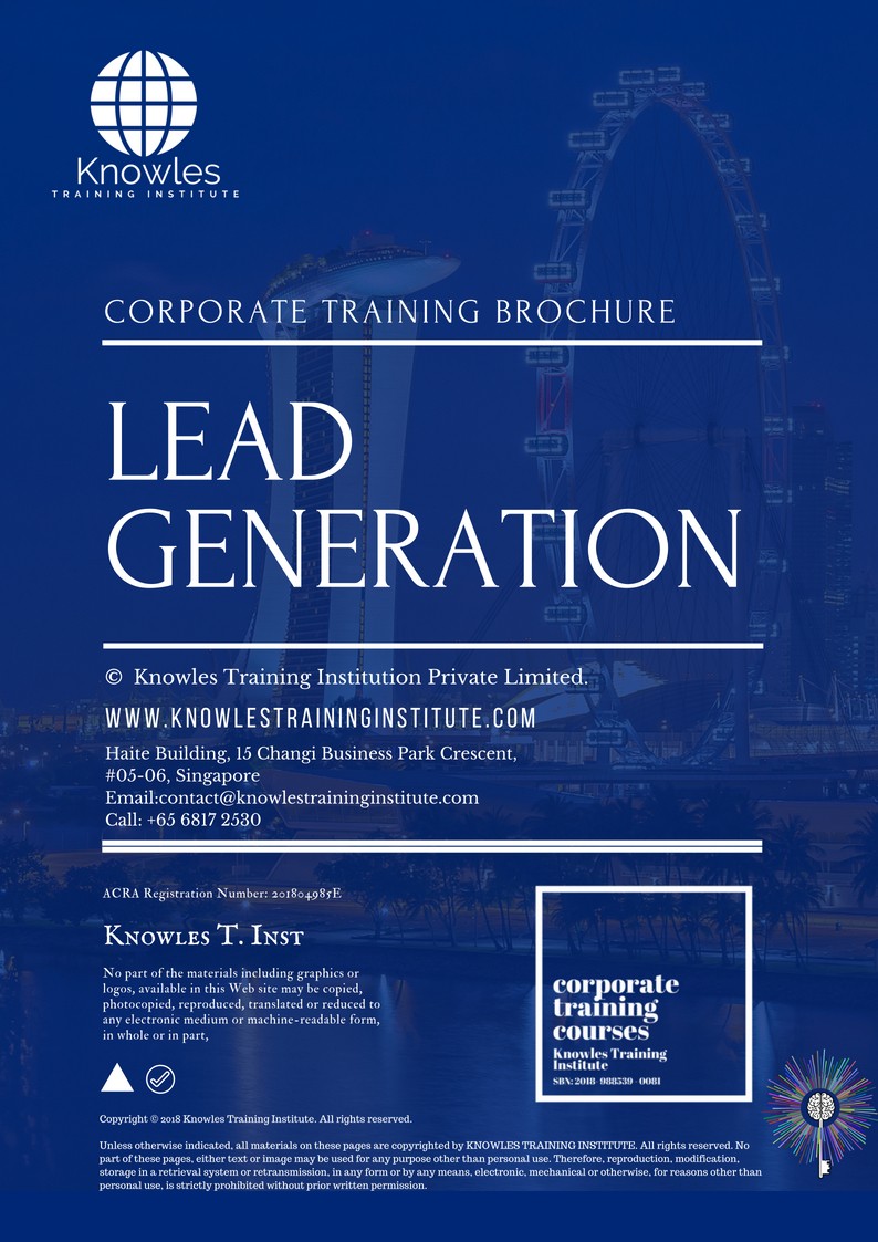 Lead Generation Course in Hong Kong Brochure