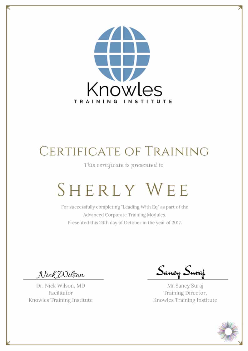Leading With Eq Training Course in Hong Kong Certification