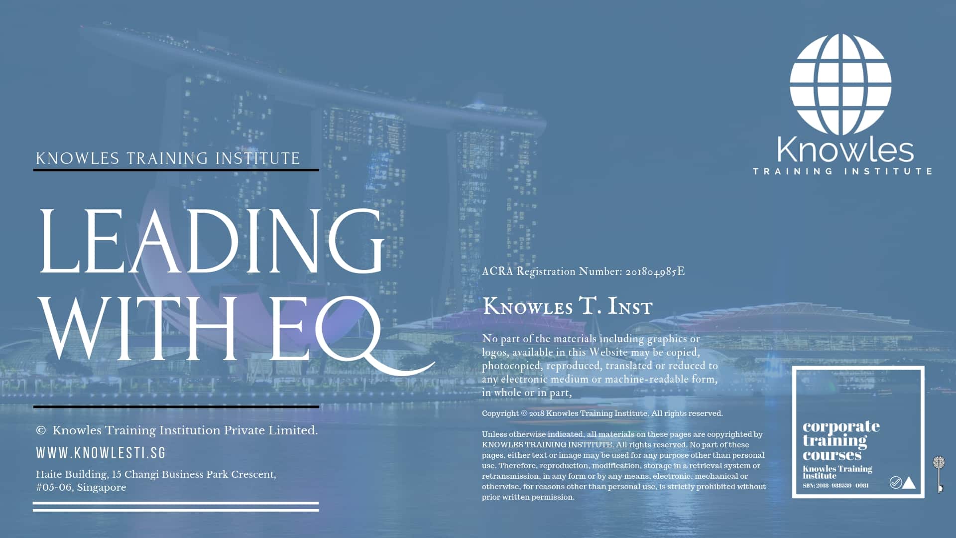 Leading With Eq Training Course in Hong Kong