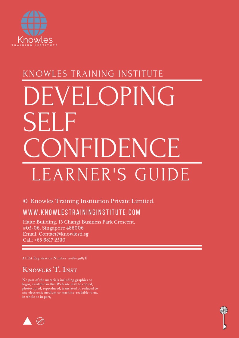 Learner’s Guide For Developing Self Confidence Course in Hong Kong