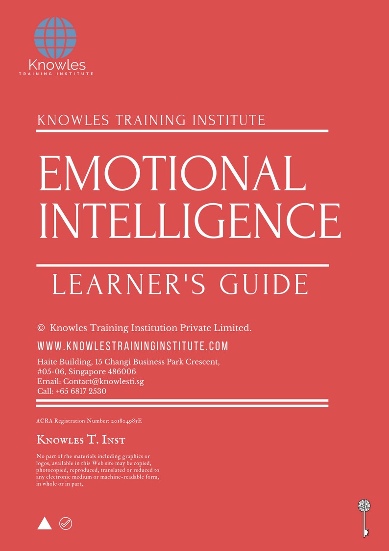 Learner’s Guide For Emotional Intelligence Training Course in Hong Kong