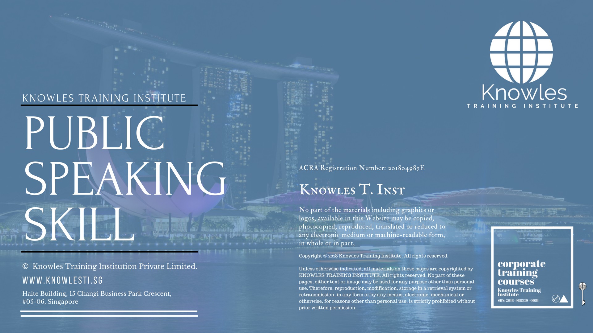 Public Speaking Course Hong Kong