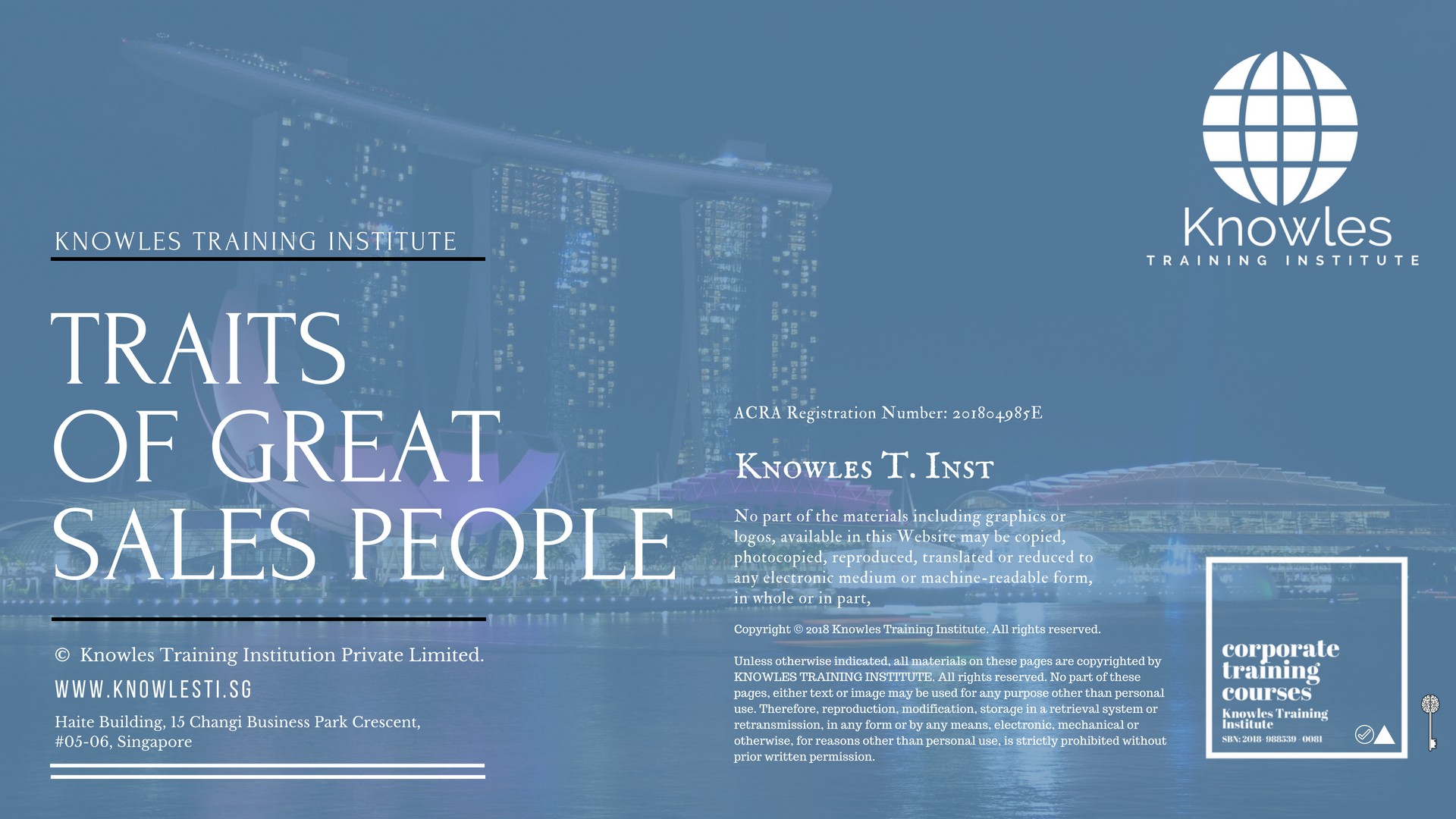 Traits Of Great Sales People Training Course in Hong Kong